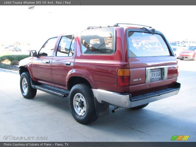 Red / Red 1990 Toyota 4Runner SR5 V6 4x4