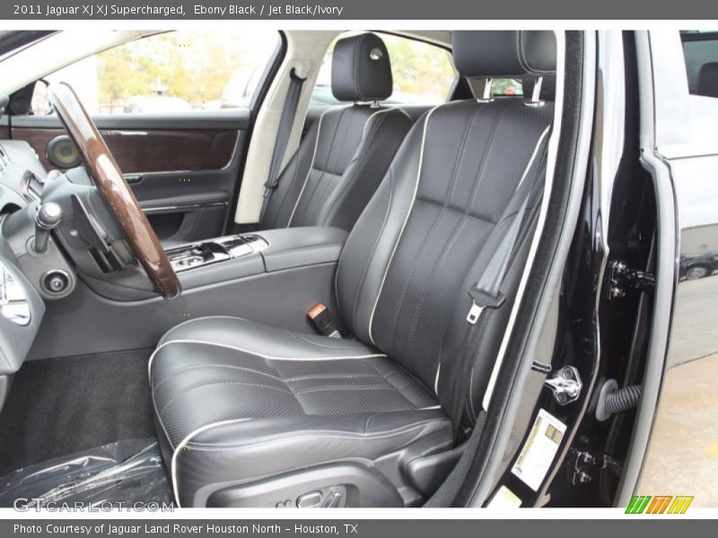  2011 XJ XJ Supercharged Jet Black/Ivory Interior