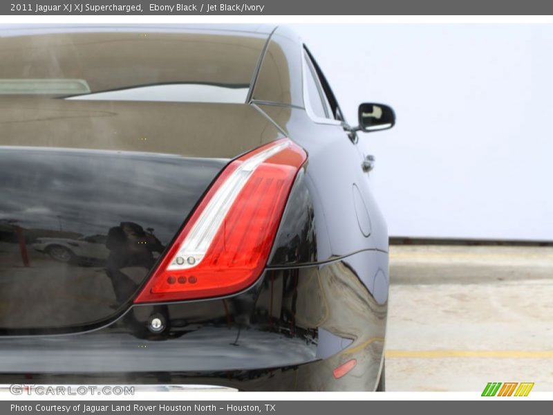 Ebony Black / Jet Black/Ivory 2011 Jaguar XJ XJ Supercharged