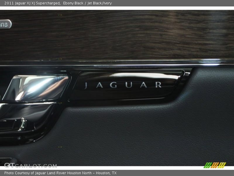 Ebony Black / Jet Black/Ivory 2011 Jaguar XJ XJ Supercharged