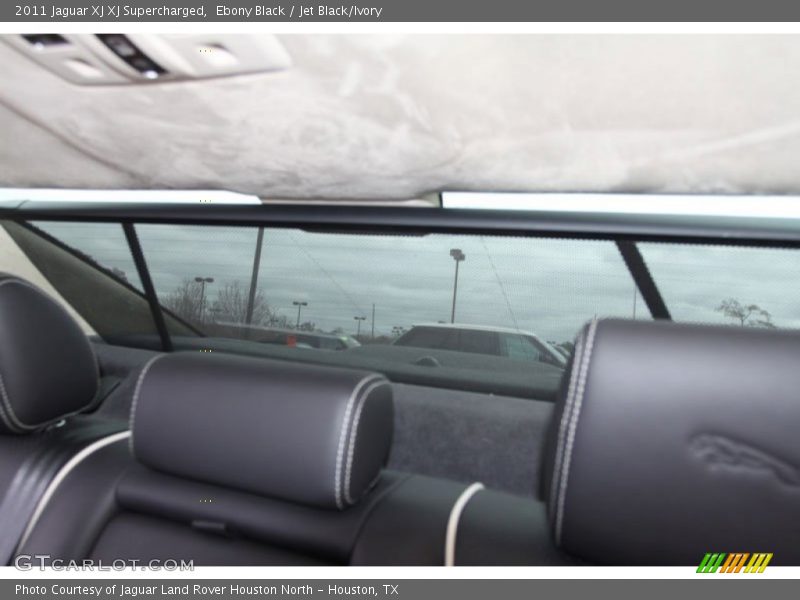 Ebony Black / Jet Black/Ivory 2011 Jaguar XJ XJ Supercharged
