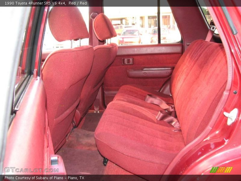 Red / Red 1990 Toyota 4Runner SR5 V6 4x4
