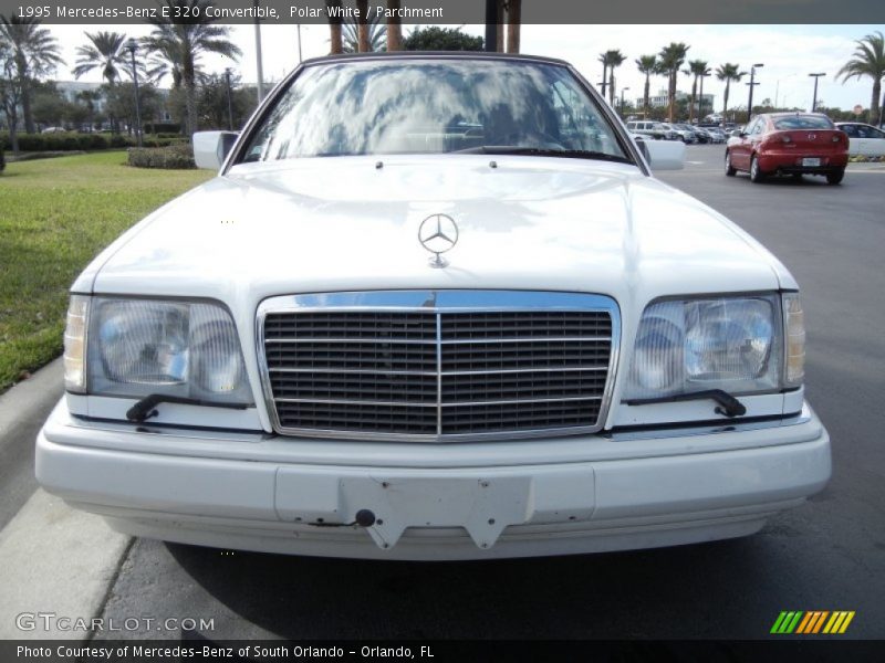 Polar White / Parchment 1995 Mercedes-Benz E 320 Convertible