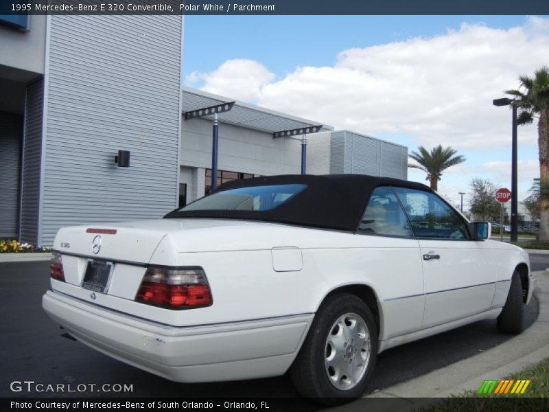 Polar White / Parchment 1995 Mercedes-Benz E 320 Convertible