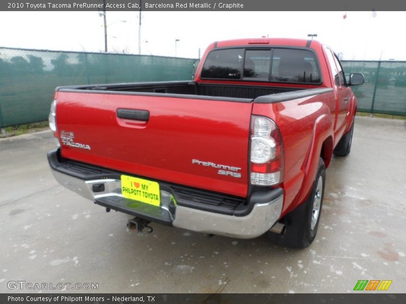 Barcelona Red Metallic / Graphite 2010 Toyota Tacoma PreRunner Access Cab