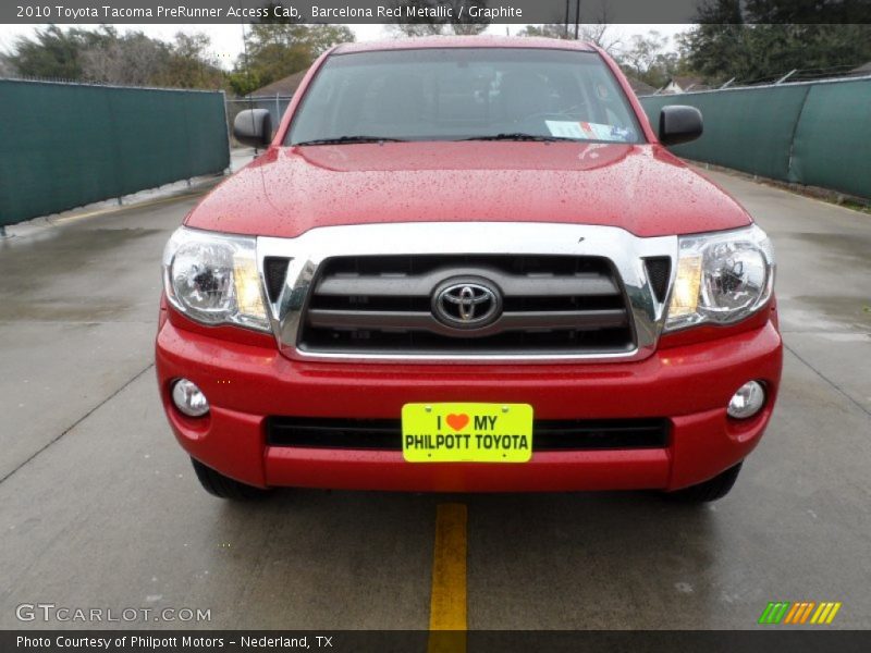 Barcelona Red Metallic / Graphite 2010 Toyota Tacoma PreRunner Access Cab