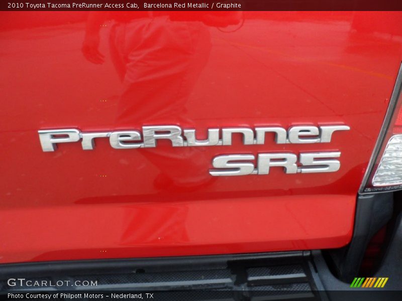 Barcelona Red Metallic / Graphite 2010 Toyota Tacoma PreRunner Access Cab