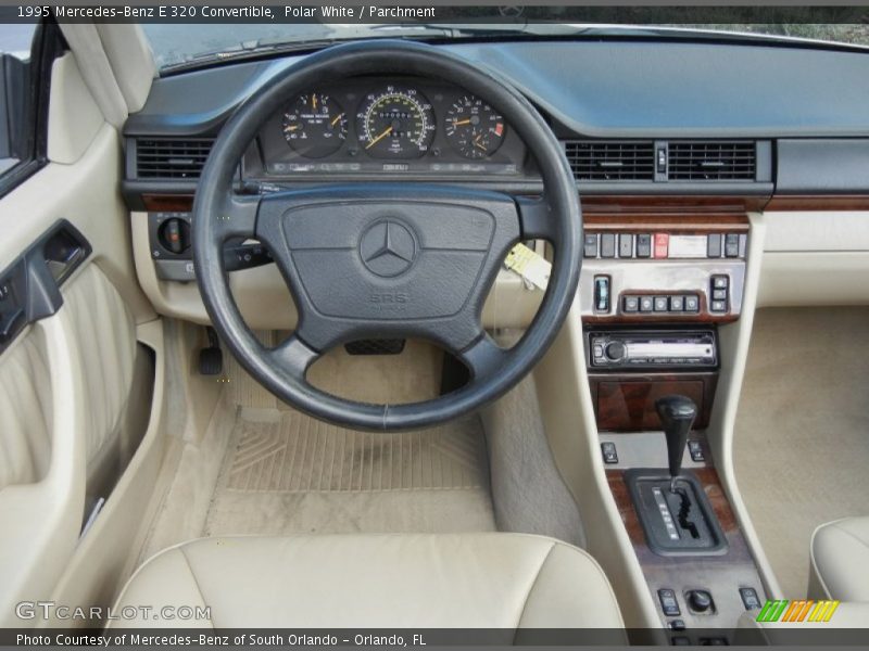 Dashboard of 1995 E 320 Convertible