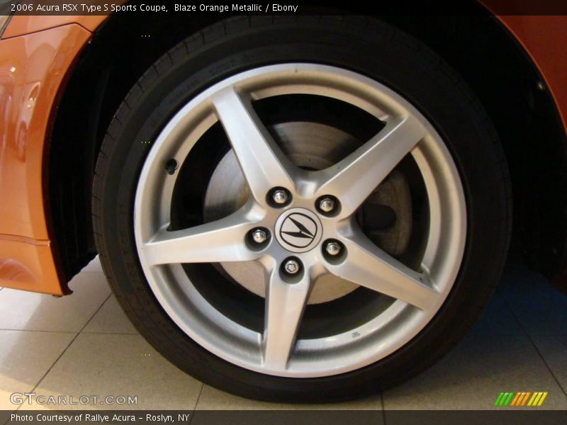 Blaze Orange Metallic / Ebony 2006 Acura RSX Type S Sports Coupe
