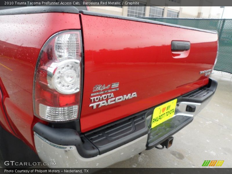 Barcelona Red Metallic / Graphite 2010 Toyota Tacoma PreRunner Access Cab