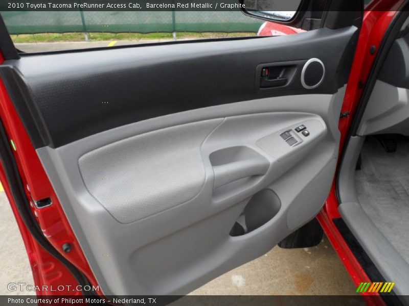Barcelona Red Metallic / Graphite 2010 Toyota Tacoma PreRunner Access Cab