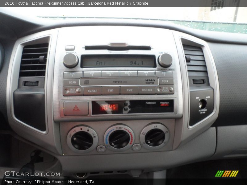 Barcelona Red Metallic / Graphite 2010 Toyota Tacoma PreRunner Access Cab