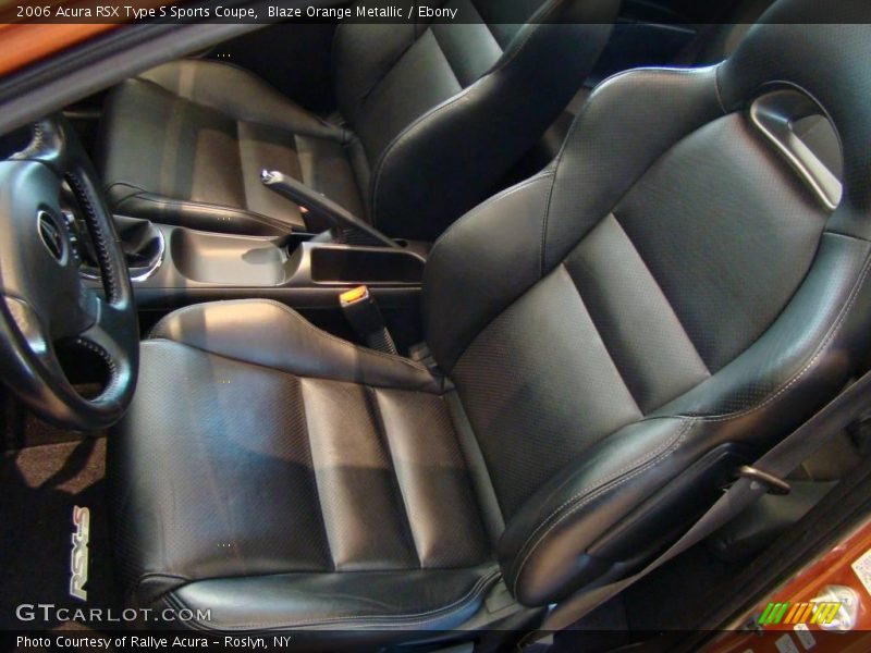 Blaze Orange Metallic / Ebony 2006 Acura RSX Type S Sports Coupe