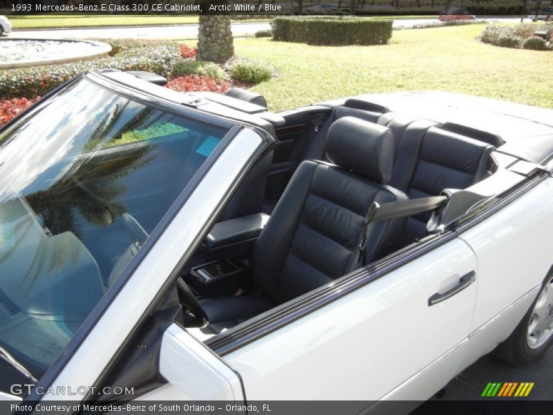 Arctic White / Blue 1993 Mercedes-Benz E Class 300 CE Cabriolet