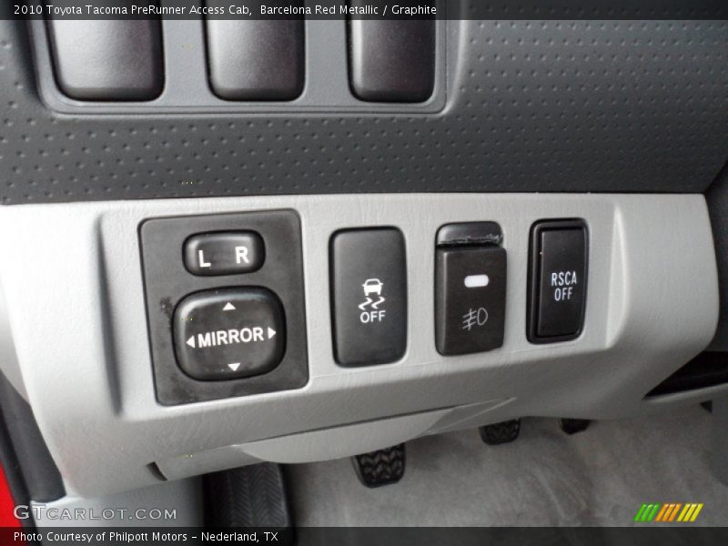 Controls of 2010 Tacoma PreRunner Access Cab