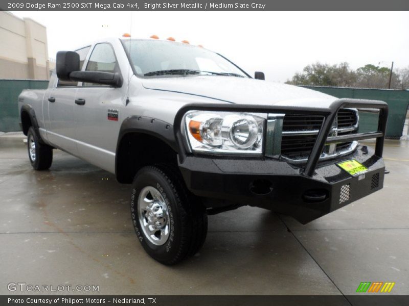 Bright Silver Metallic / Medium Slate Gray 2009 Dodge Ram 2500 SXT Mega Cab 4x4