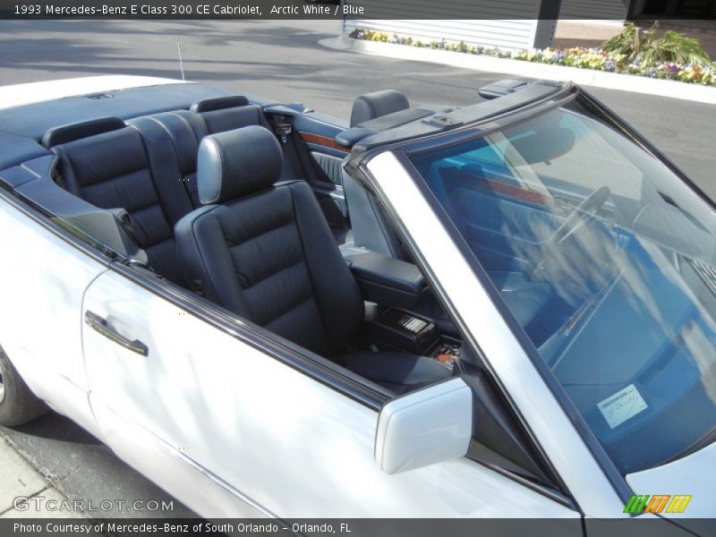 Arctic White / Blue 1993 Mercedes-Benz E Class 300 CE Cabriolet