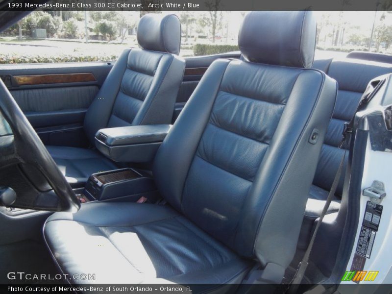 Front Seat of 1993 E Class 300 CE Cabriolet