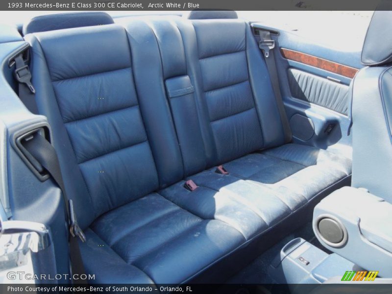 Rear Seat of 1993 E Class 300 CE Cabriolet