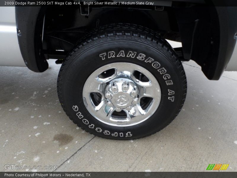 Bright Silver Metallic / Medium Slate Gray 2009 Dodge Ram 2500 SXT Mega Cab 4x4