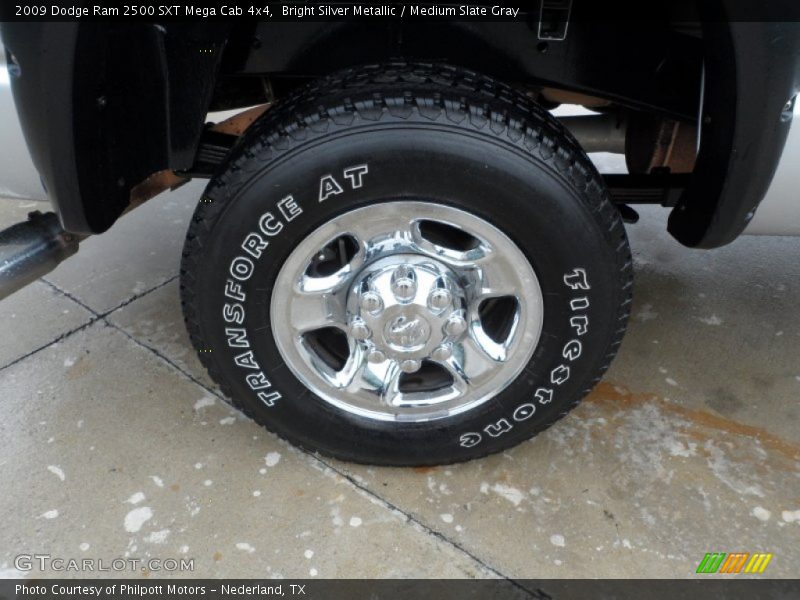 Bright Silver Metallic / Medium Slate Gray 2009 Dodge Ram 2500 SXT Mega Cab 4x4