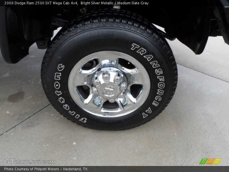 Bright Silver Metallic / Medium Slate Gray 2009 Dodge Ram 2500 SXT Mega Cab 4x4