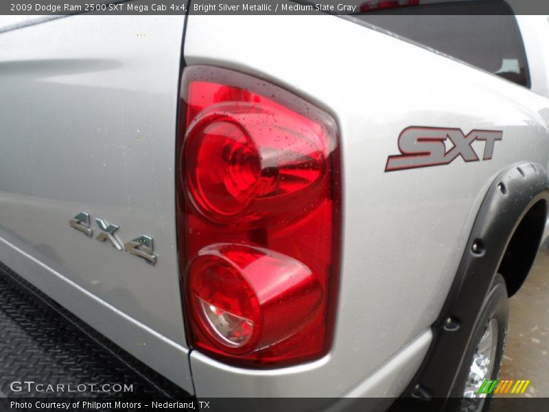 Bright Silver Metallic / Medium Slate Gray 2009 Dodge Ram 2500 SXT Mega Cab 4x4