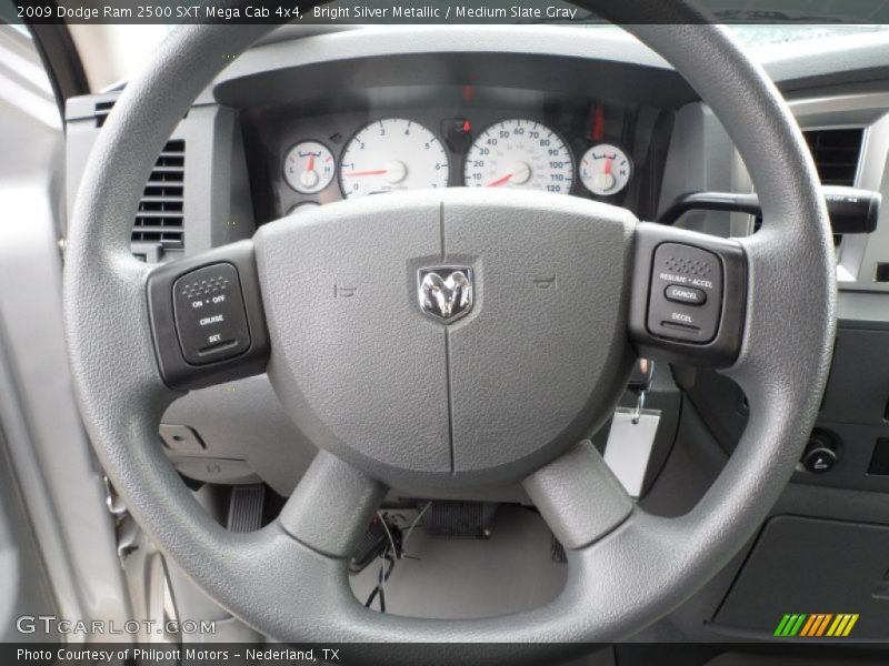  2009 Ram 2500 SXT Mega Cab 4x4 Steering Wheel