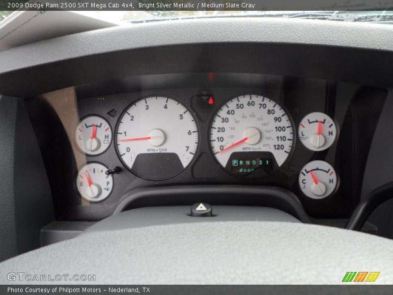  2009 Ram 2500 SXT Mega Cab 4x4 SXT Mega Cab 4x4 Gauges