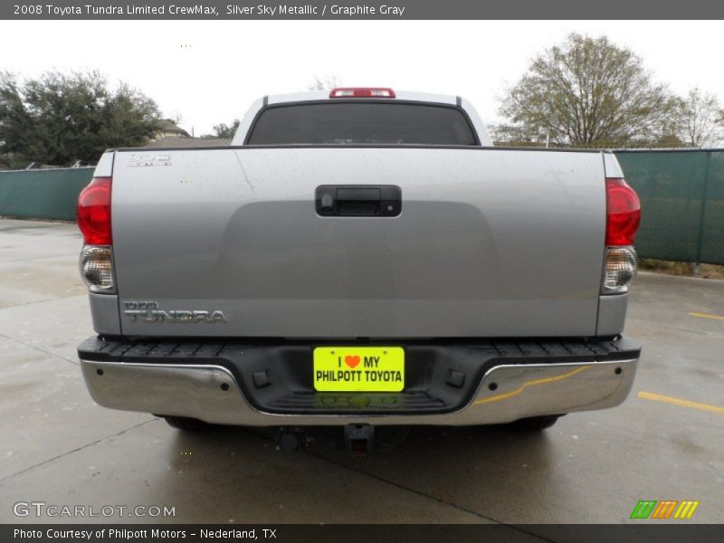 Silver Sky Metallic / Graphite Gray 2008 Toyota Tundra Limited CrewMax