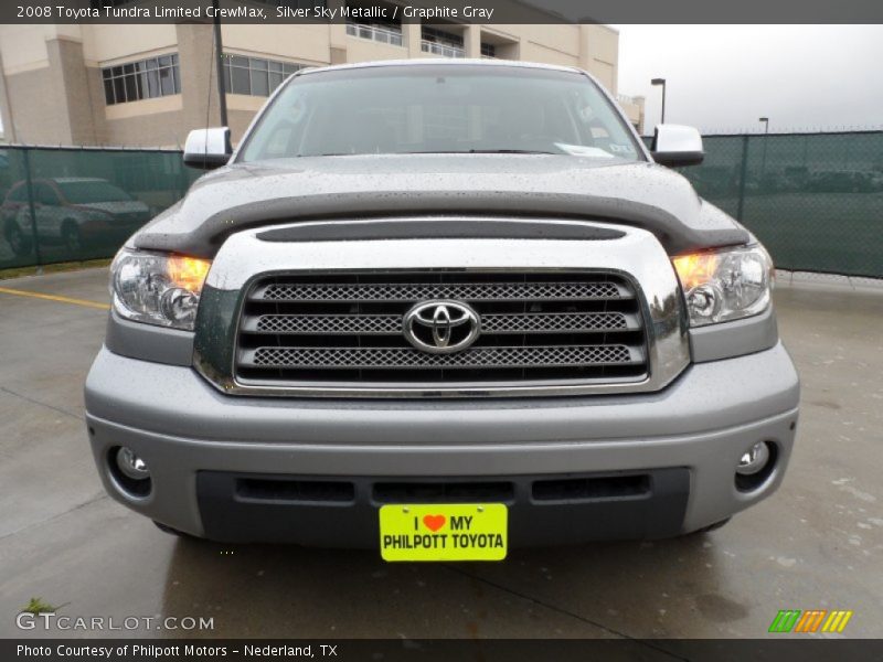 Silver Sky Metallic / Graphite Gray 2008 Toyota Tundra Limited CrewMax