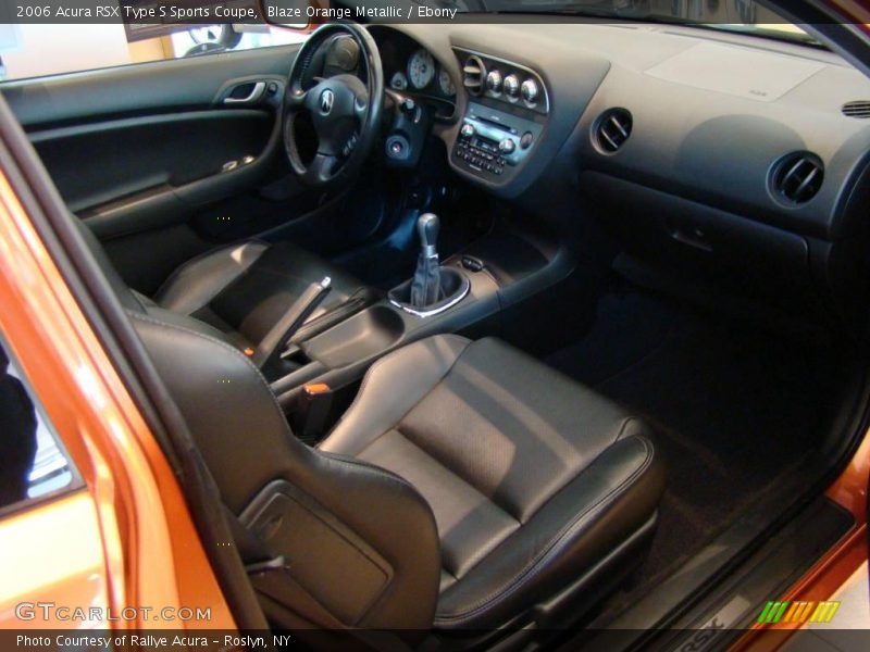 Blaze Orange Metallic / Ebony 2006 Acura RSX Type S Sports Coupe