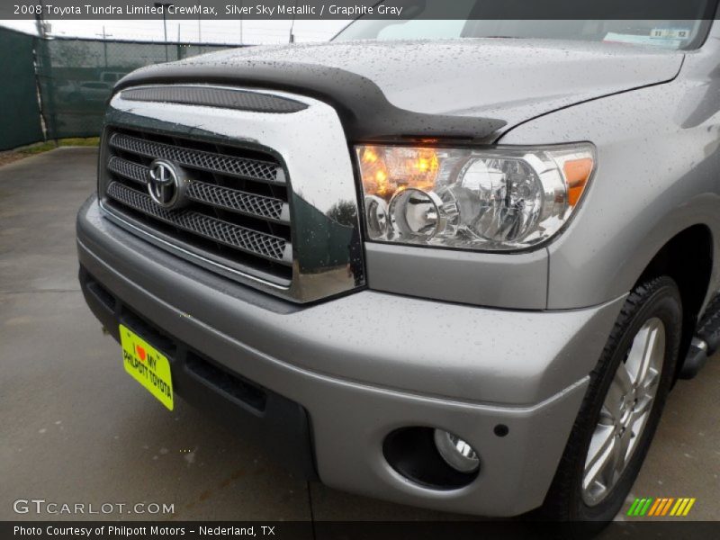 Silver Sky Metallic / Graphite Gray 2008 Toyota Tundra Limited CrewMax