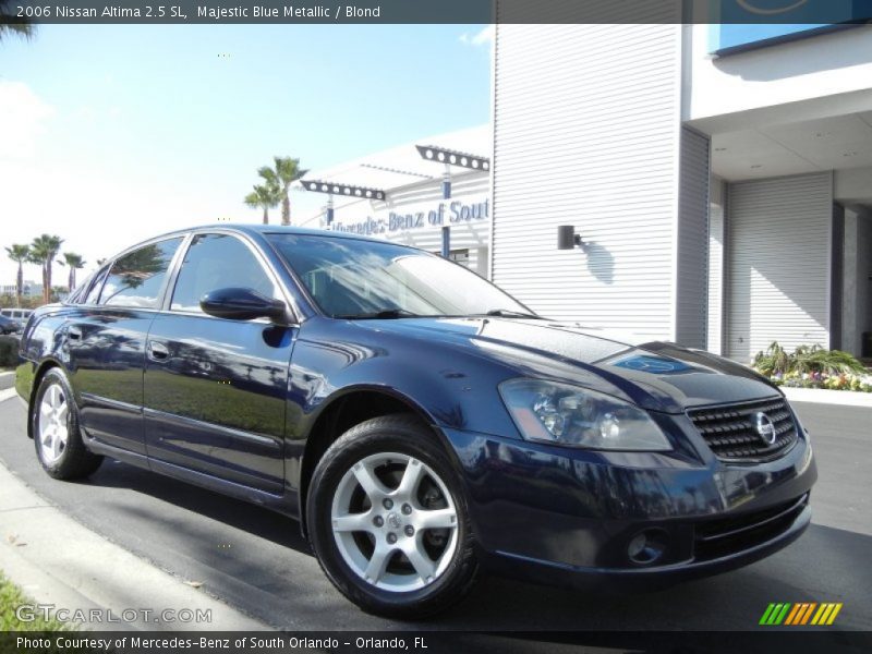 Majestic Blue Metallic / Blond 2006 Nissan Altima 2.5 SL