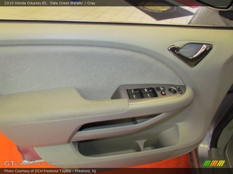 Slate Green Metallic / Gray 2010 Honda Odyssey EX