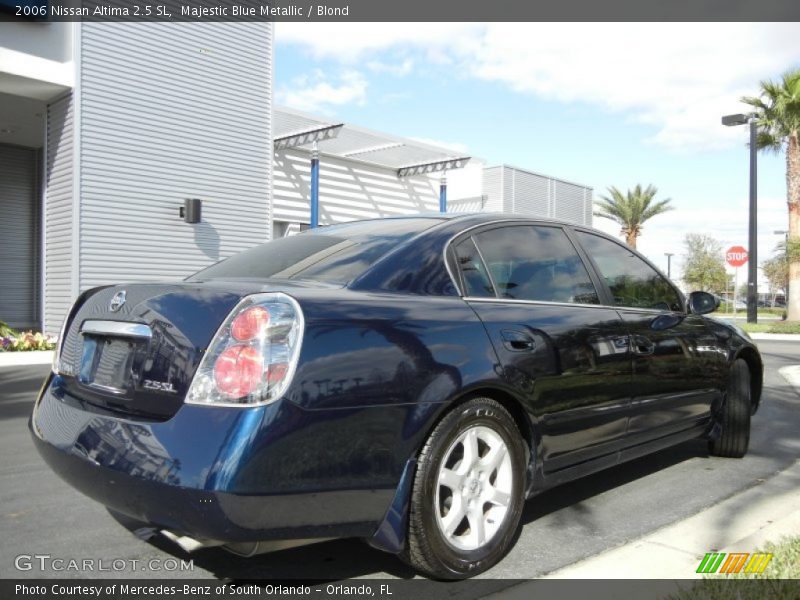 Majestic Blue Metallic / Blond 2006 Nissan Altima 2.5 SL