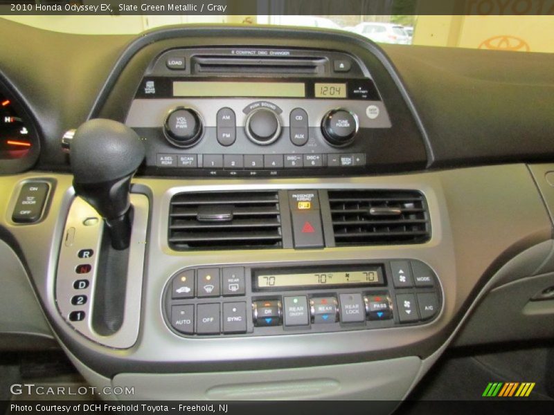 Slate Green Metallic / Gray 2010 Honda Odyssey EX