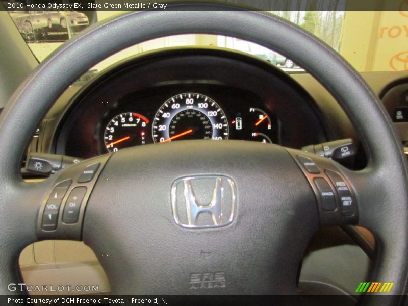 Slate Green Metallic / Gray 2010 Honda Odyssey EX