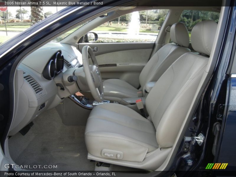 Majestic Blue Metallic / Blond 2006 Nissan Altima 2.5 SL