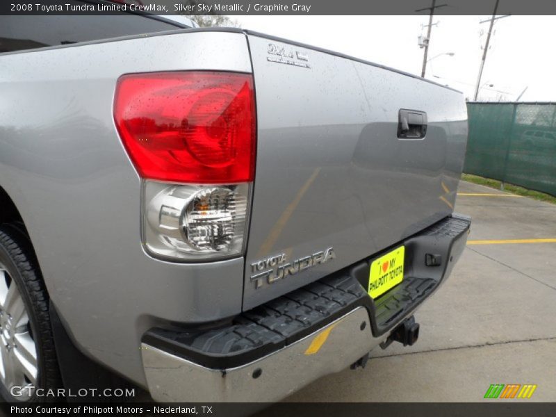 Silver Sky Metallic / Graphite Gray 2008 Toyota Tundra Limited CrewMax