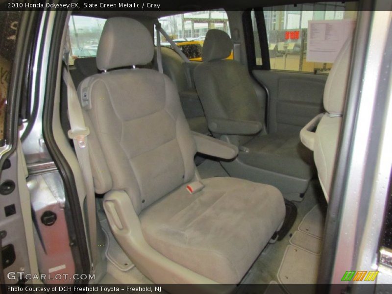 Slate Green Metallic / Gray 2010 Honda Odyssey EX