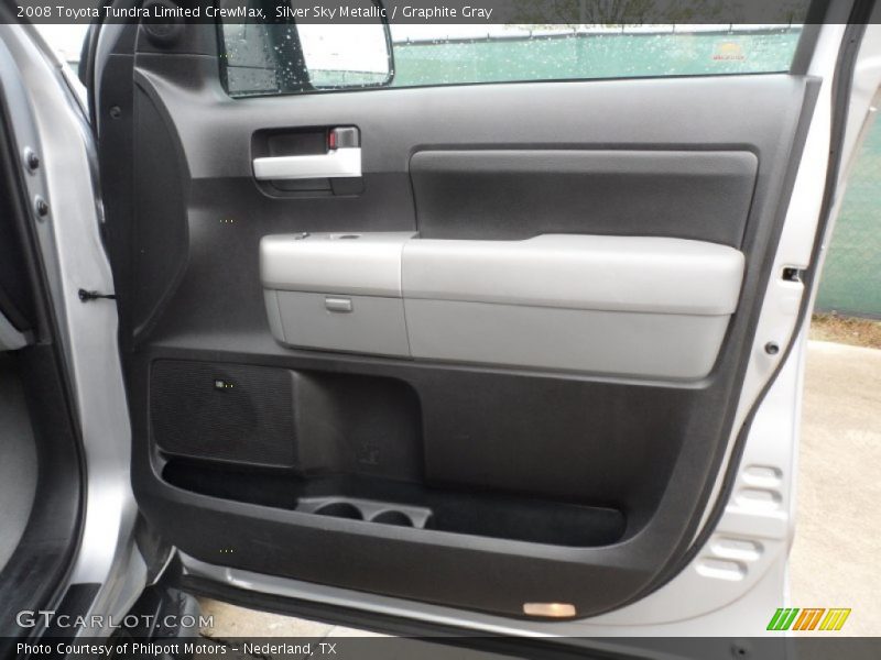 Silver Sky Metallic / Graphite Gray 2008 Toyota Tundra Limited CrewMax