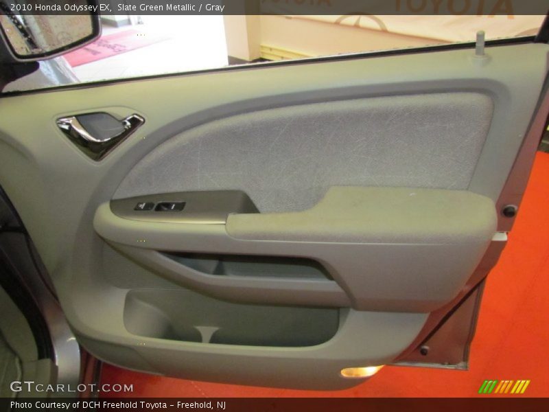 Slate Green Metallic / Gray 2010 Honda Odyssey EX