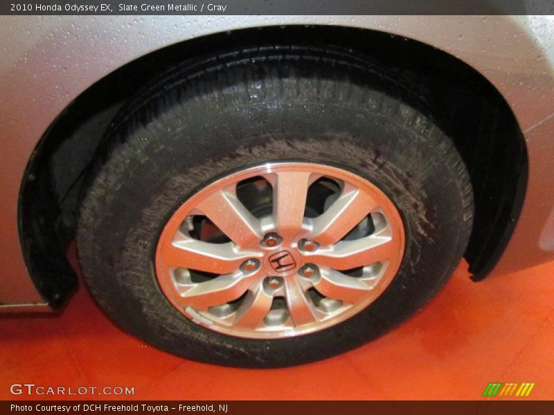 Slate Green Metallic / Gray 2010 Honda Odyssey EX