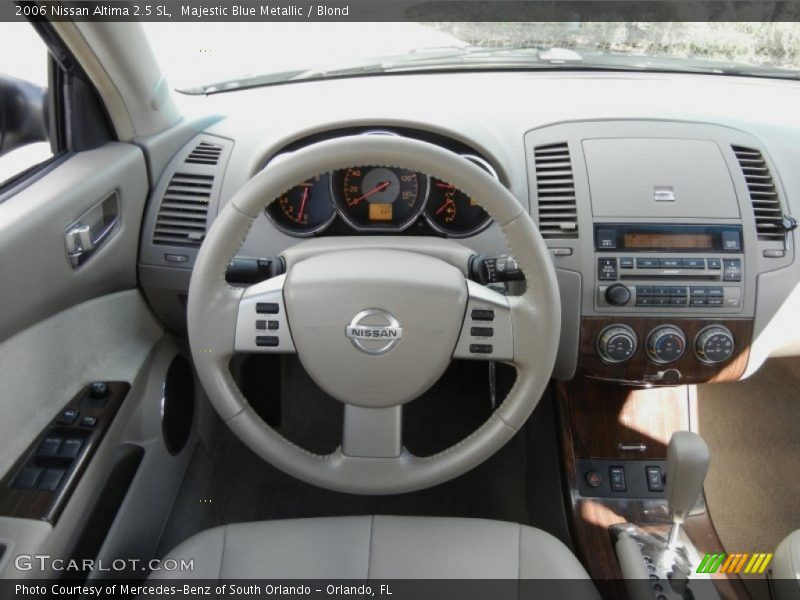Majestic Blue Metallic / Blond 2006 Nissan Altima 2.5 SL