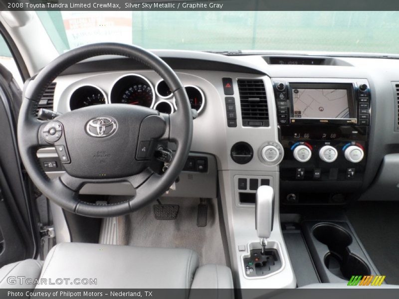 Silver Sky Metallic / Graphite Gray 2008 Toyota Tundra Limited CrewMax