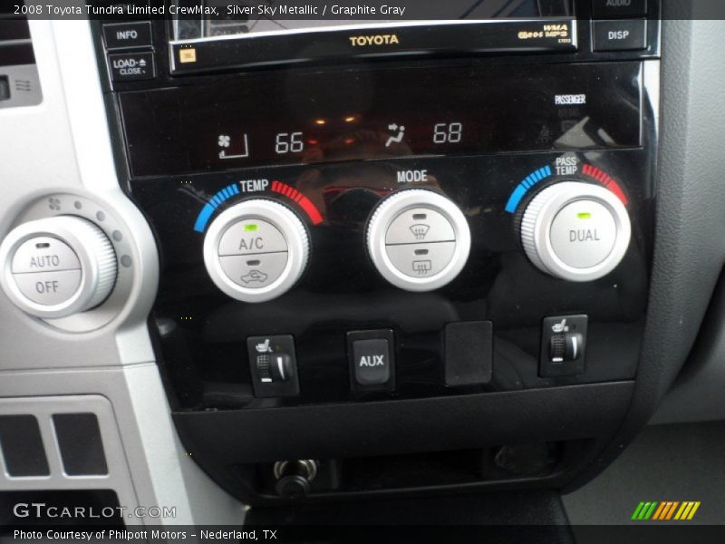 Controls of 2008 Tundra Limited CrewMax