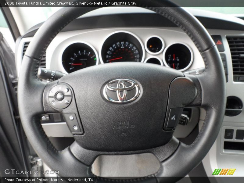 Silver Sky Metallic / Graphite Gray 2008 Toyota Tundra Limited CrewMax