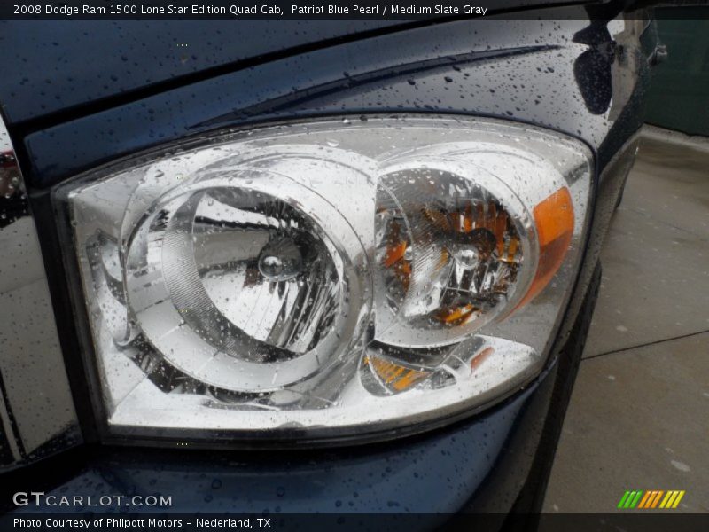 Patriot Blue Pearl / Medium Slate Gray 2008 Dodge Ram 1500 Lone Star Edition Quad Cab