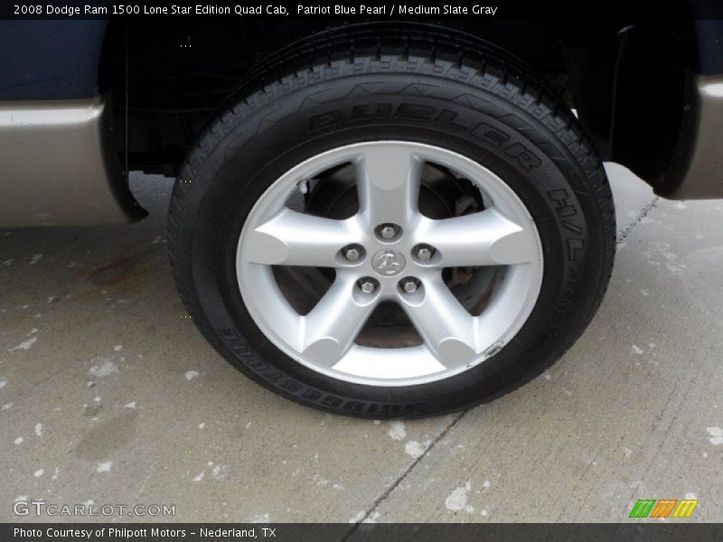 Patriot Blue Pearl / Medium Slate Gray 2008 Dodge Ram 1500 Lone Star Edition Quad Cab